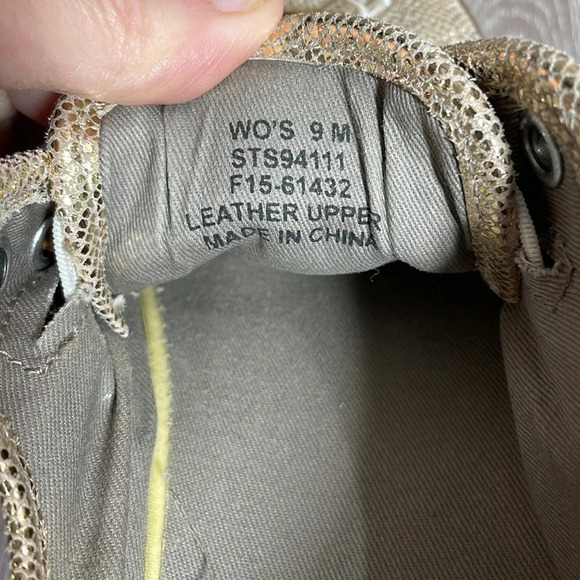 Sperry Top Sider Seacoast Metallic Python Embossed Sneaker 9 - Picture 8 of 16